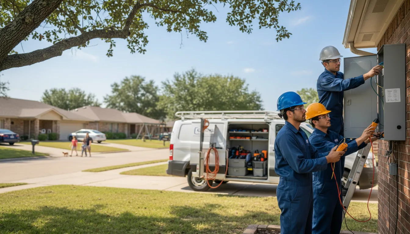 Certified electrician providing emergency electrical services in Kellogg, MN
